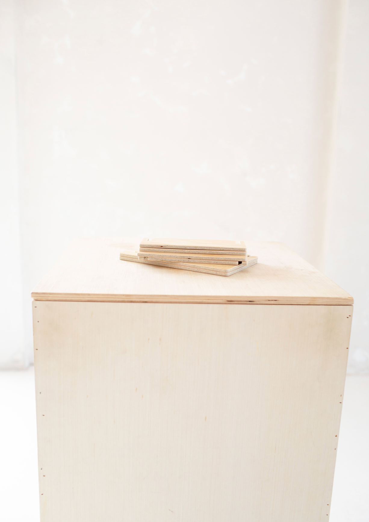 Reminder Nail Polish - Wholesale Display Shelf - 2-Tiered Birch Shelf (7")3