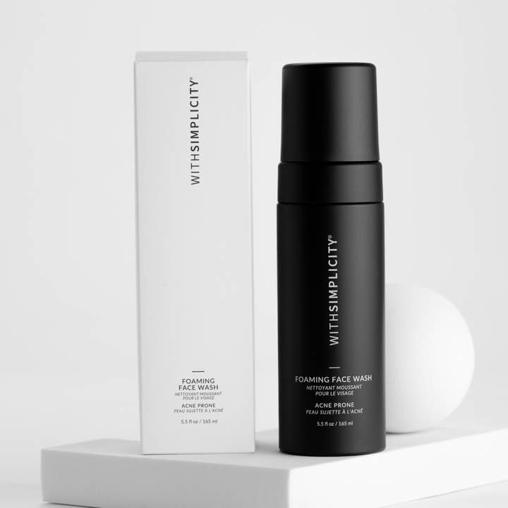Foaming Face Wash for Acne Prone Skin | Clean Skincare for wholesale by withSimplicity