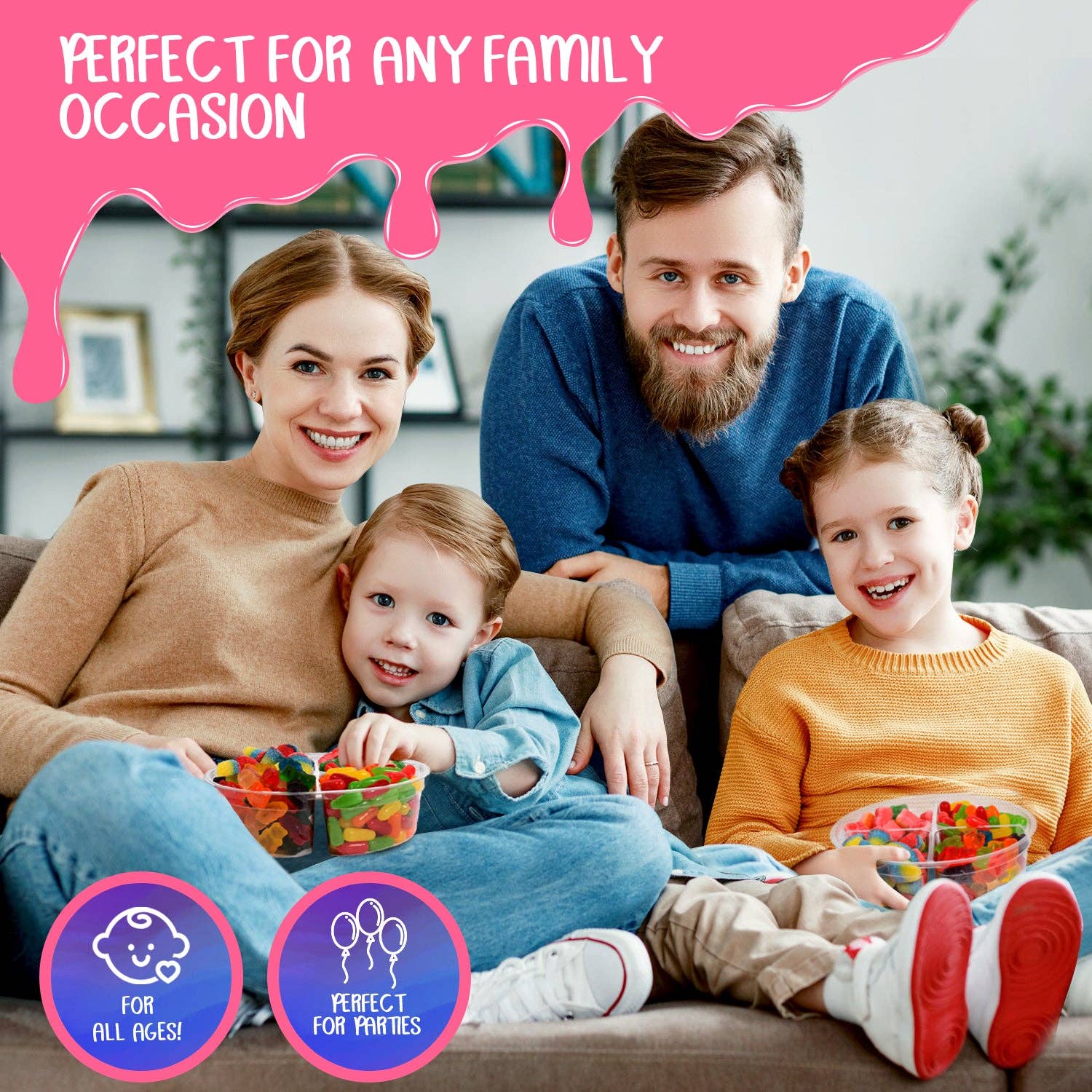 Purple Plum - Wholesale Gummy - Rainbow Party Gift Platter3