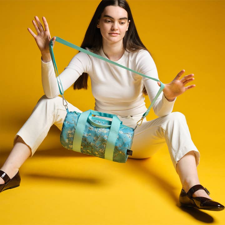 VINCENT VAN GOGH Almond Blossom Recycled Medium Weekender for wholesale by LOQI