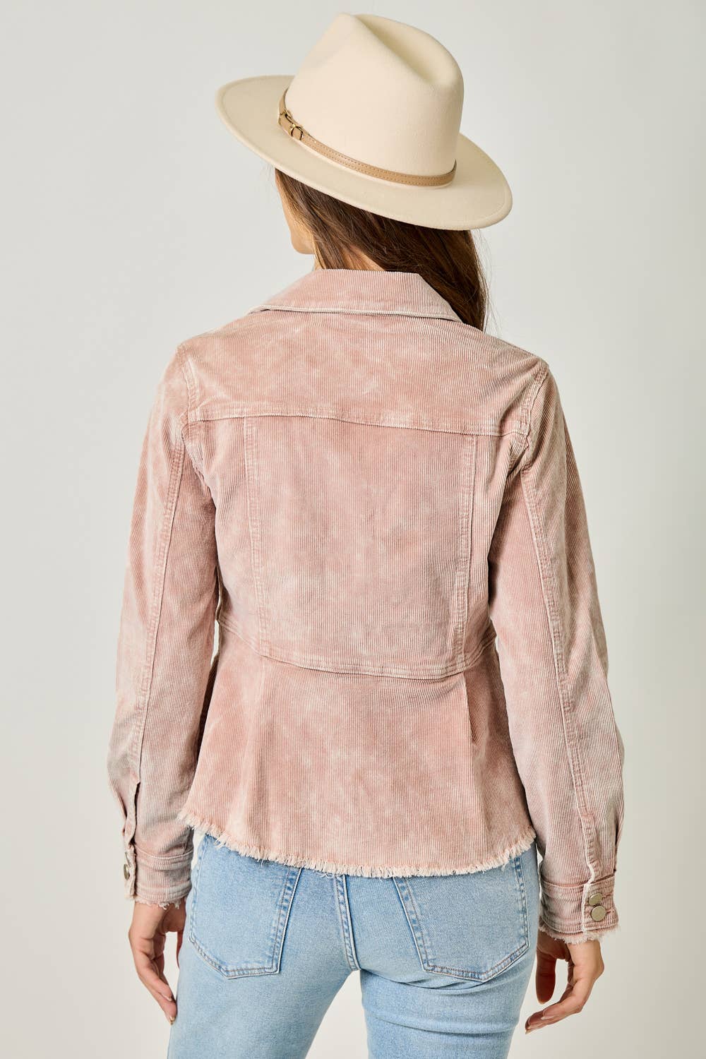 Mystree – wholesale Denim jacket – Women's – 61134 Washed Denim Peplum Jacket29