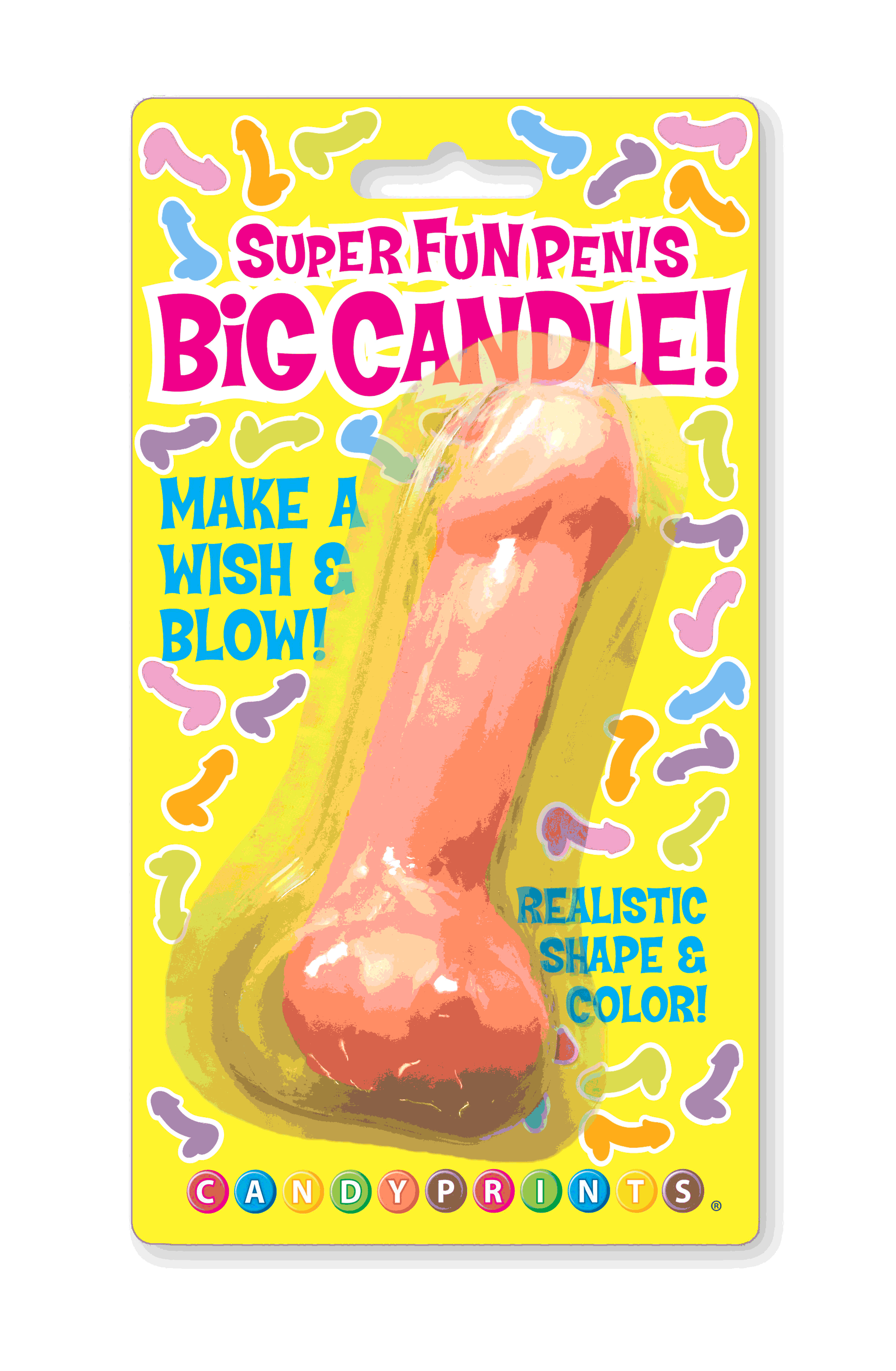 Little Genie Productions - Wholesale Cake Candle - Super Fun Penis Big Candle - Pink1