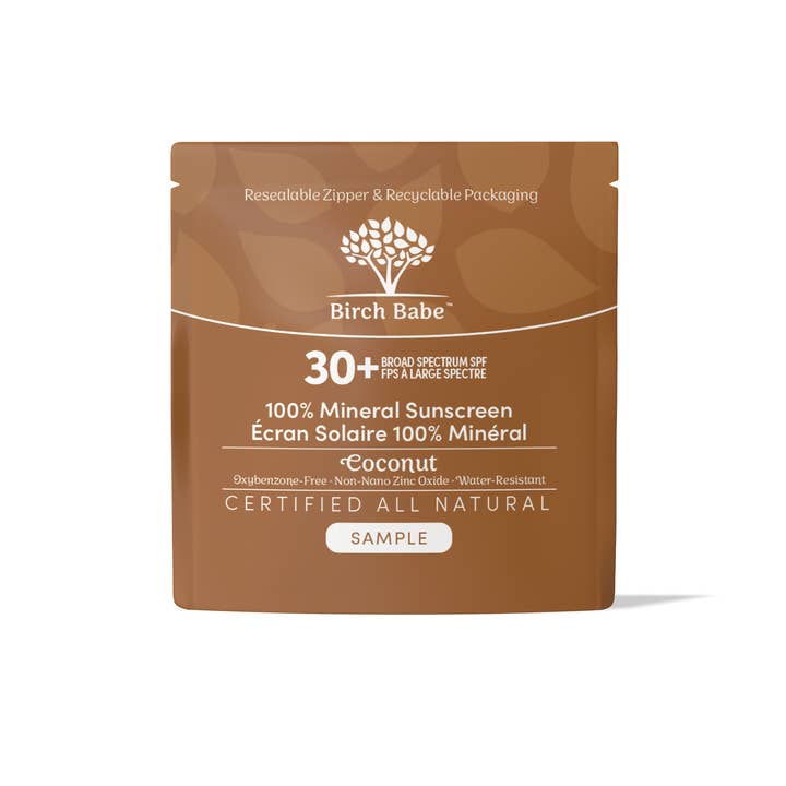 100% Mineral Sunscreens - Sample (WS) for wholesale by Birch Babe