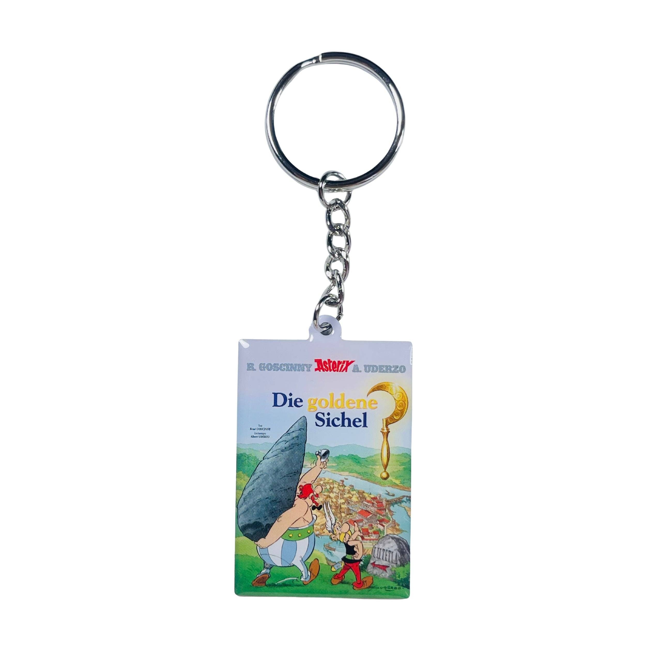 Astur Pins – Großhandel Schlüsselanhänger – Unisex – SCHLÜSSELANHÄNGER © 2 - Die goldene Sichel - Comic-Cover - Deutsch - A#7620