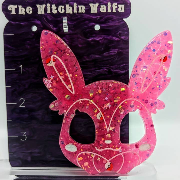 The Witchin Waifu - Wholesale Keychain - Women's - Slyveon Eevee-lution Pokemon-Style Safety Keychain1