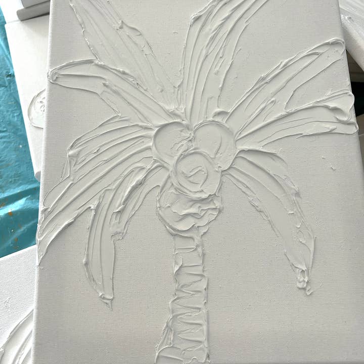 Coddiwomple - Wholesale DIY Craft Kit - Paint Your Own Canvas coastal oyster pelican flamingo turtle