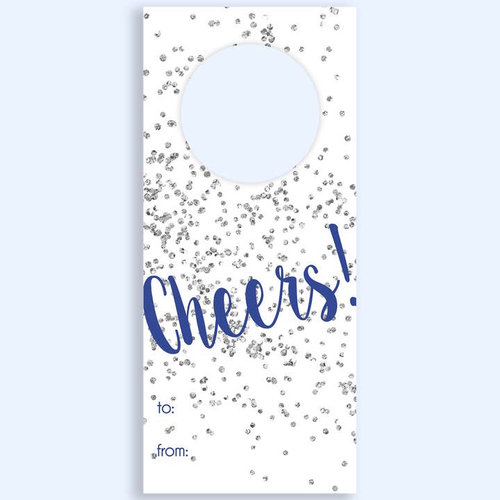 Wine Tags: Cheers Sparkle for wholesale by The Cornerstone Studio