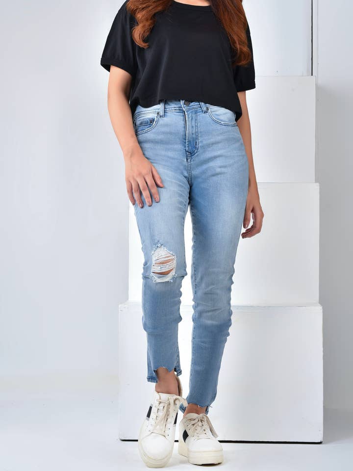 Mayfair Reborn Skinny mit hohem Bund für den Großhandel von London Com Ltd.