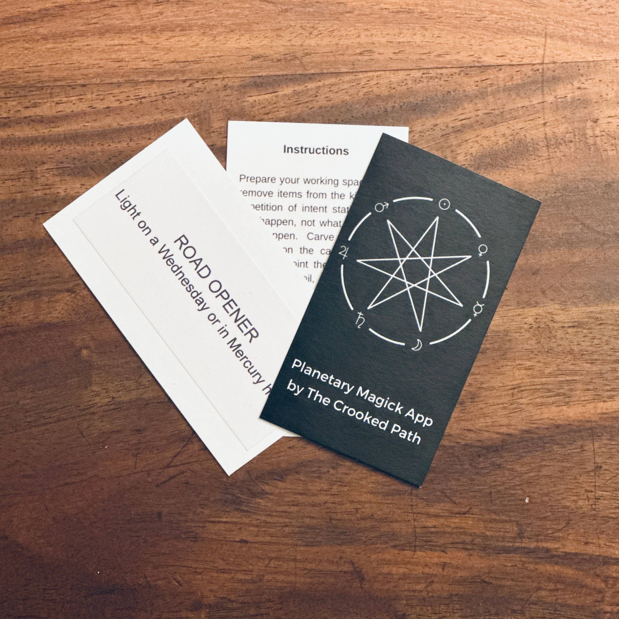 The Crooked Path - Venta al por mayor Artículo de meditación - Mini kit de hechizos Road Opener2