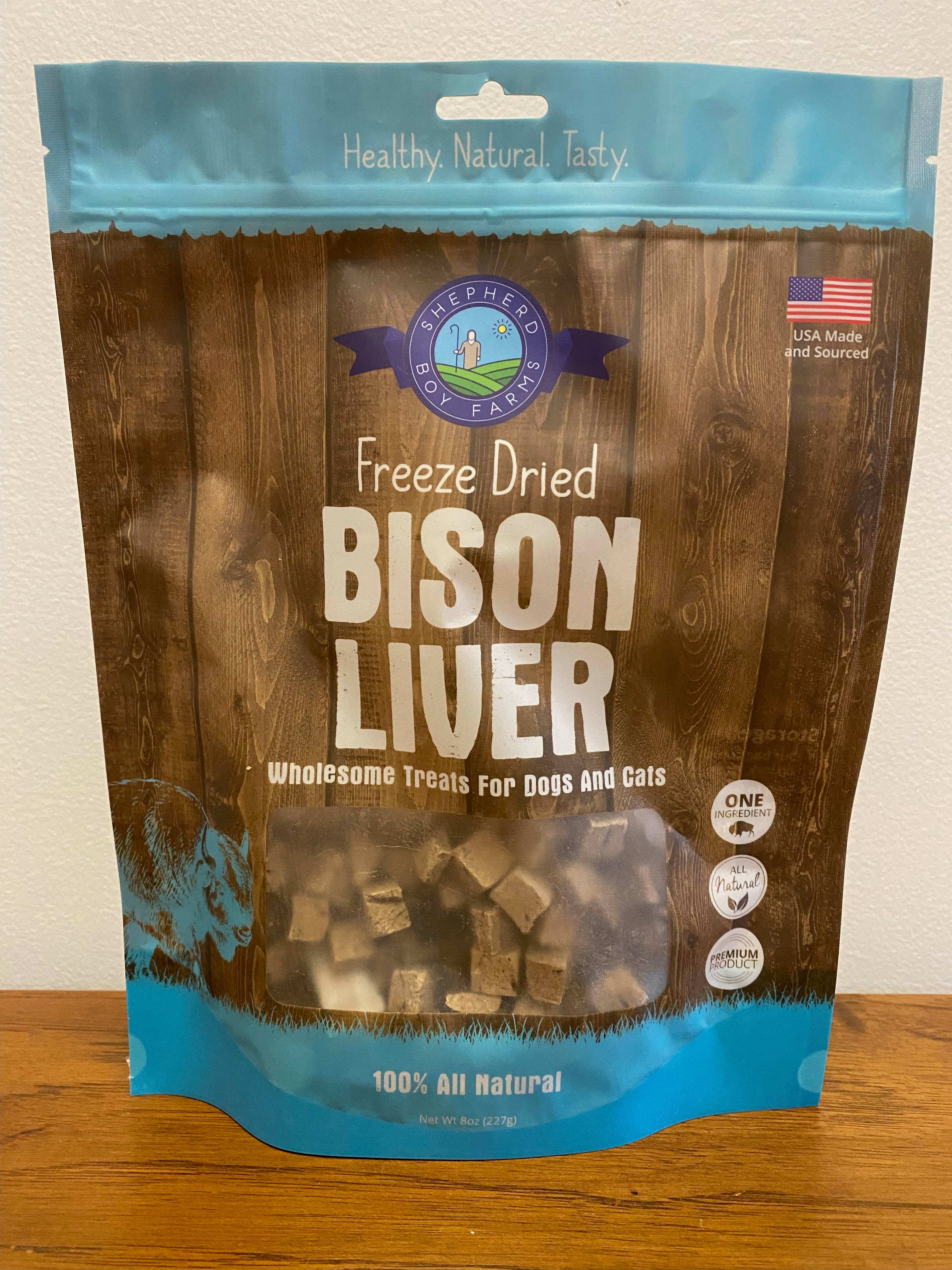 Shepherd Boy Farms - Wholesale Pet Treats - Dog - Freeze Dried Bison Liver Treats2