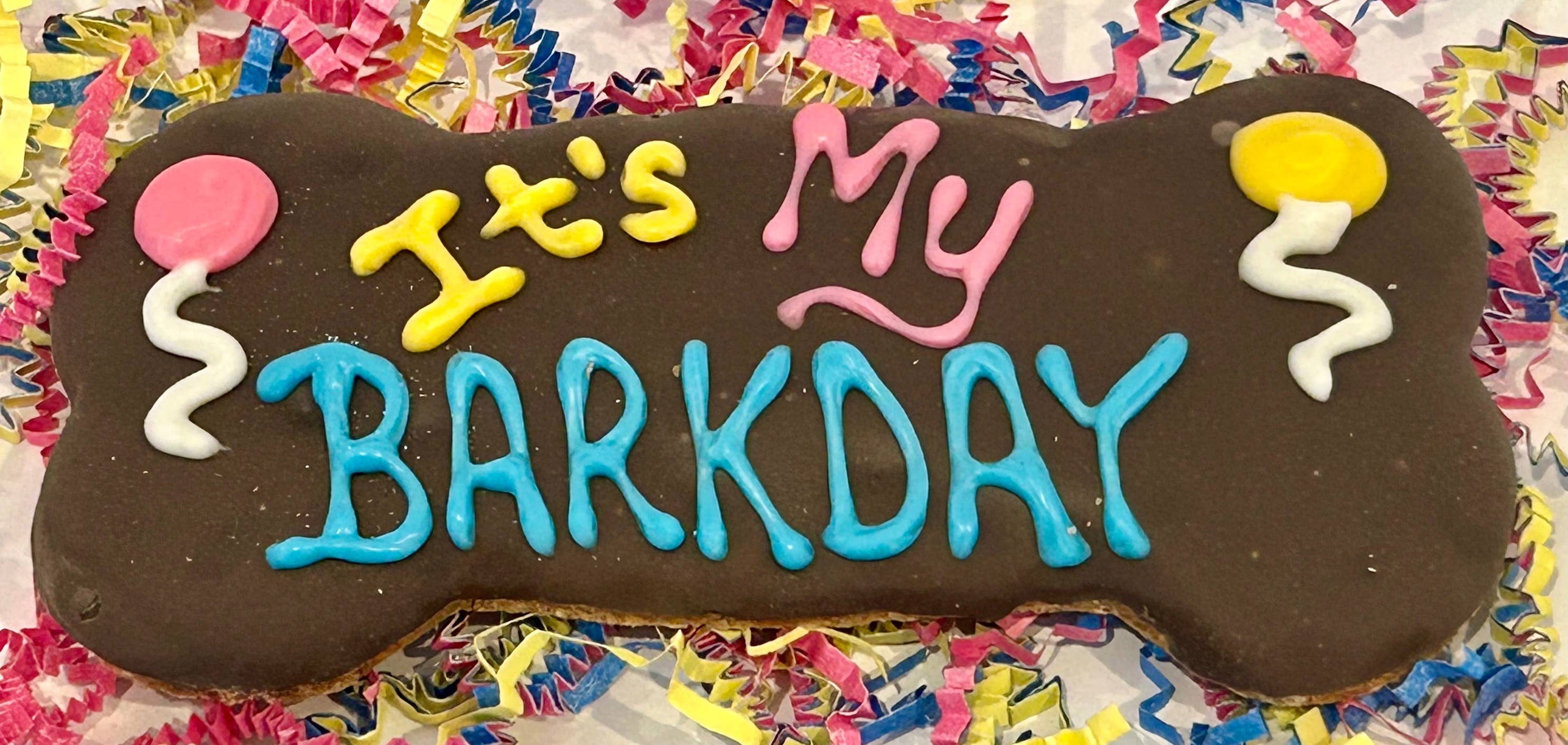 DELCO DOG CO. - Wholesale Pet Treats - Dog - It's My Barkday 6" Dog Bones 3