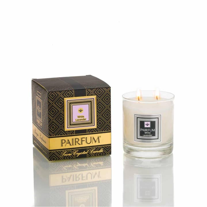 Cristal de nieve grande - Velas perfumadas - Lavanda blanca para venta al por mayor de Pairfum London
