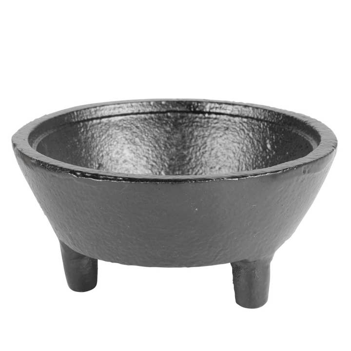 Benjamin International - Wholesale Incense Holder - Cast Iron Cauldron With Slotted Top