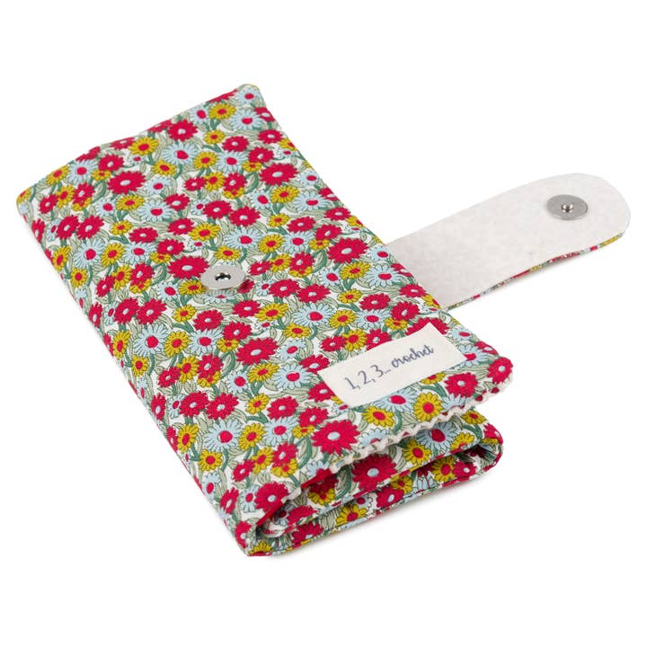 Taschen-Set für Häkelnadeln & Co | rot für den Großhandel von Com'1 Idée