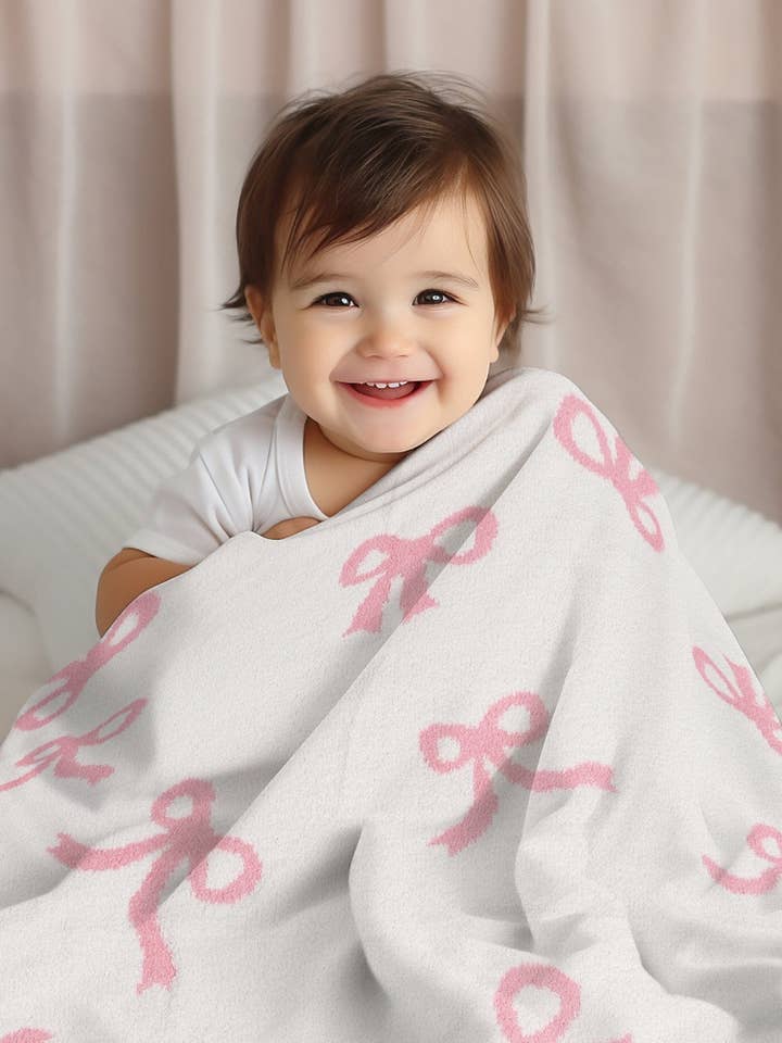 MiMi Wholesale - Vente Couverture de lit – enfant et bébé - JCL6031K Super Lux Couverture à Ruban pour Enfants