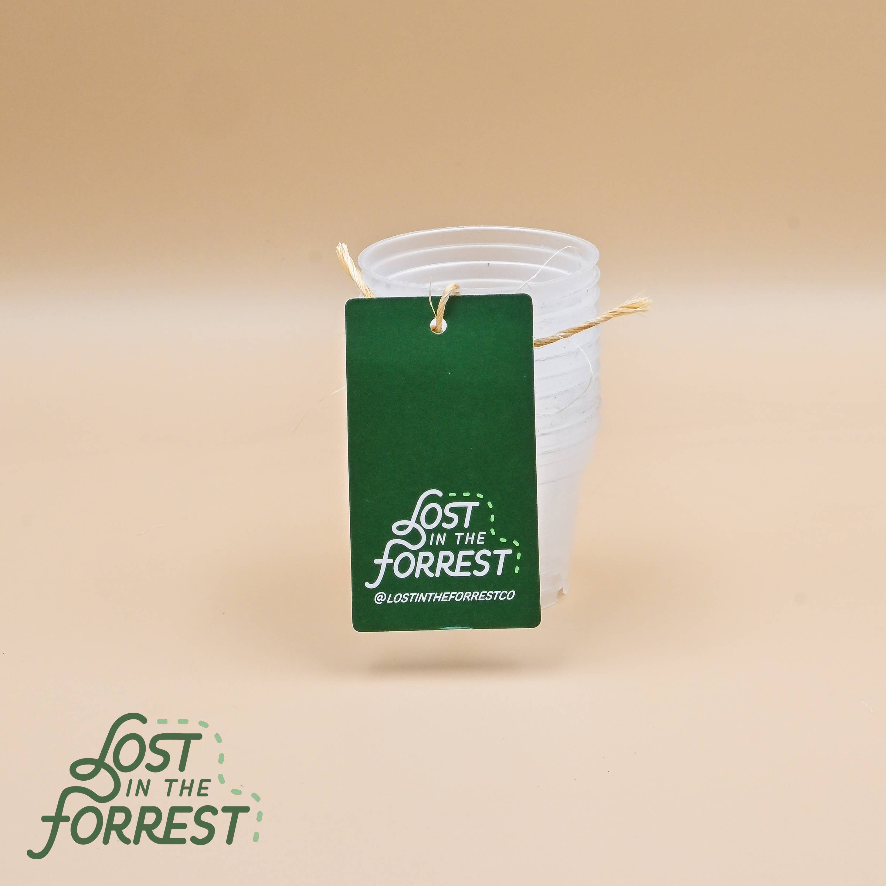 Lost in the Forrest - Wholesale Plant Pot - Clear Grower Pot5