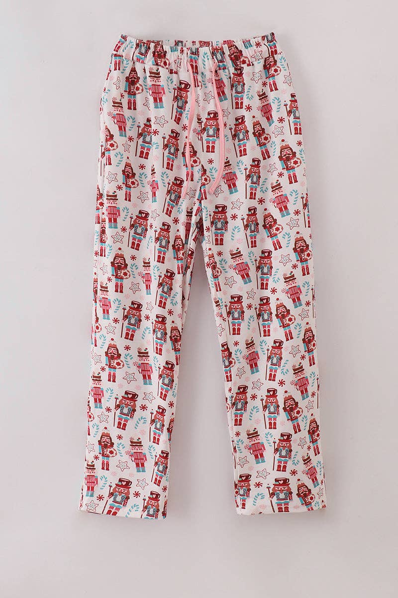 Mom & Co. - Wholesale Sleepwear Bottom - Women's - Christmas nutcracker print mom pajamas pants0