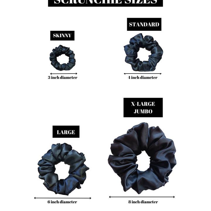 KayJay Creationz – wholesale Scrunchie - Dam – Peach Satin Scrunchie| Hårskruvar för kvinnor | Hårband | Gåvor till henne
