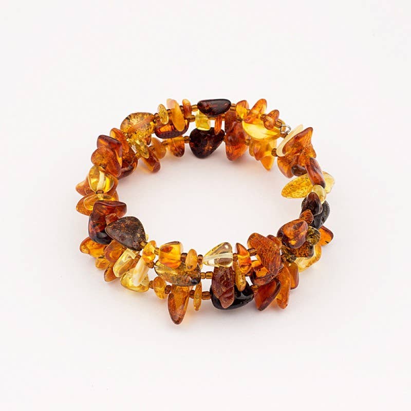 AmberLithuania - Wholesale Beaded Bracelet - Amber bracelet, Gemstone Bracelet, Rough Amber bracelet 0