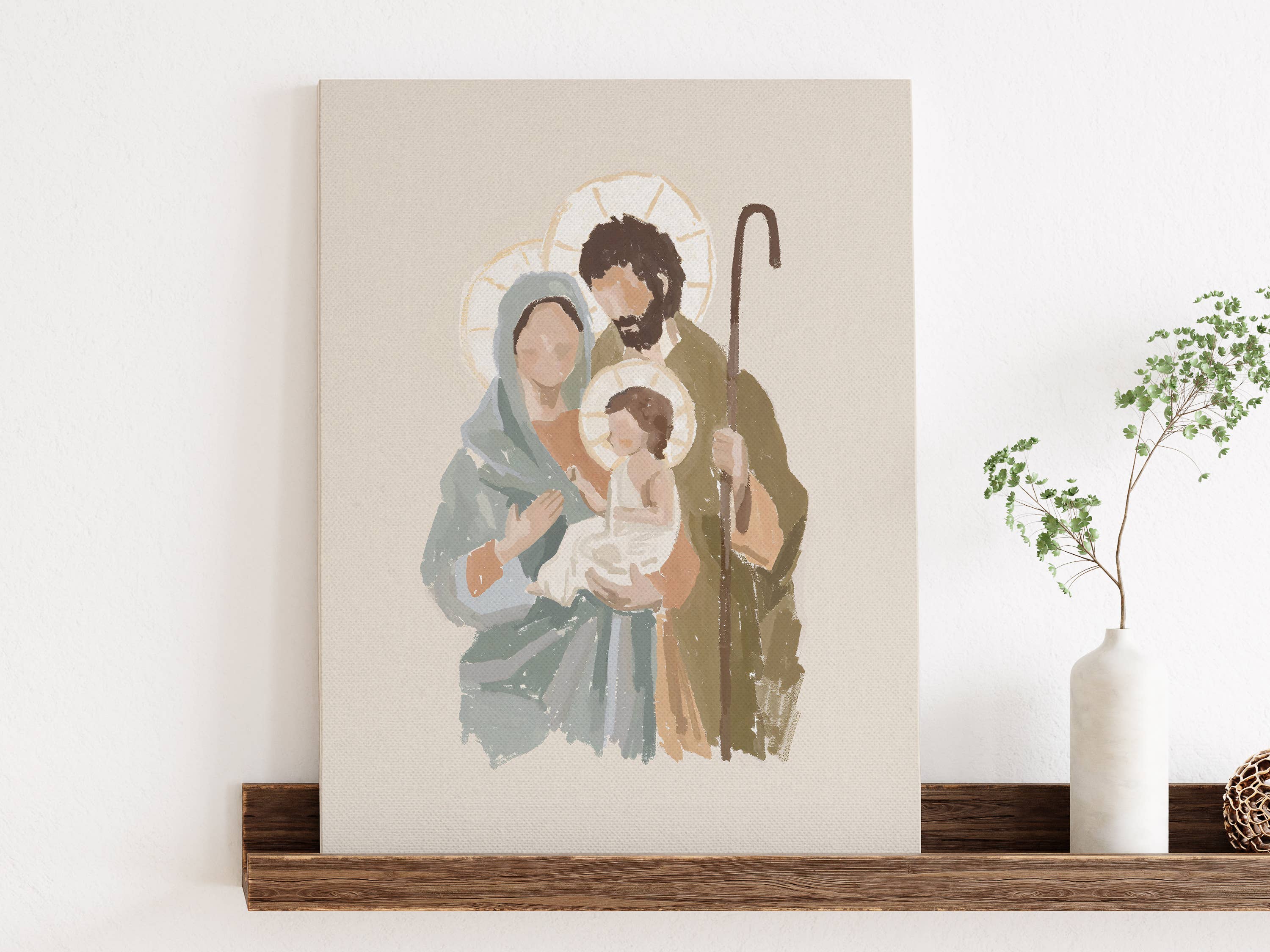 Reap+Sow - Venta al por mayor Ilustración - Impresión de arte de pintura cristiana de la Sagrada Familia8