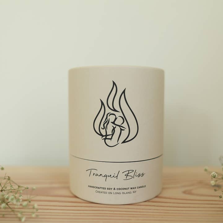 Tranquil Bliss Candles - Wholesale Jar/Filled Candle - Bonfire by the Bay • Hand-poured Soy & Coconut wax Candle3