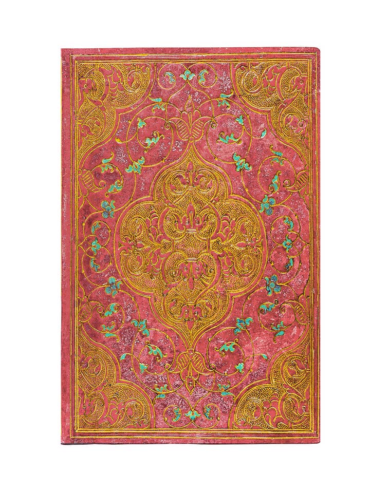 Paperblanks Rose Chronicles Midi Lined Softcover Flexi for wholesale by Chronicle Books