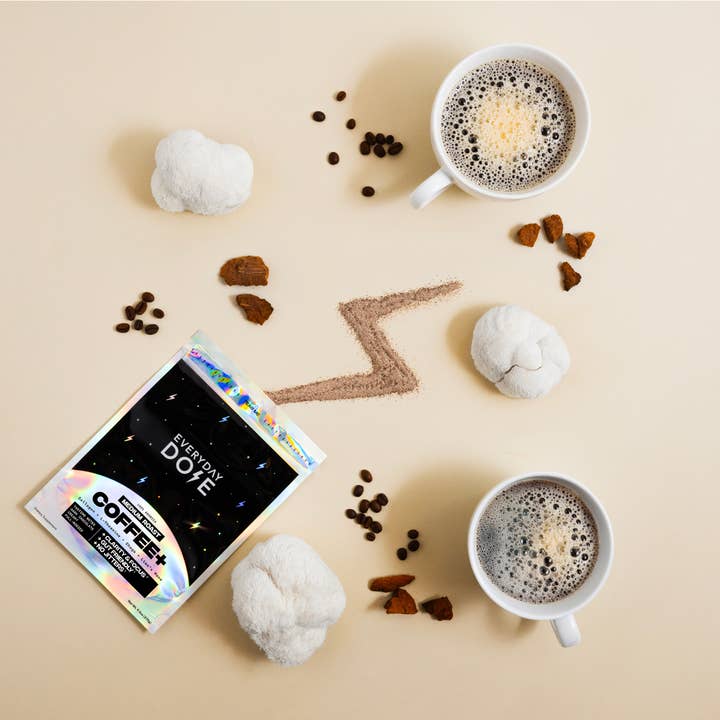 Everyday Dose - Wholesale Instant Coffee/Espresso - Everyday Dose Mushroom Coffee+ Medium Roast: Focus & Energy1