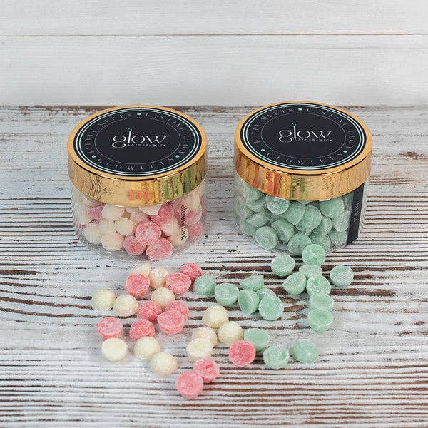 GLOW Lather + Wick - Wholesale Hand Cream/Lotion - Glowlets-Moisturing Lotion Drops for Hands-Luxury Butters & Oils3