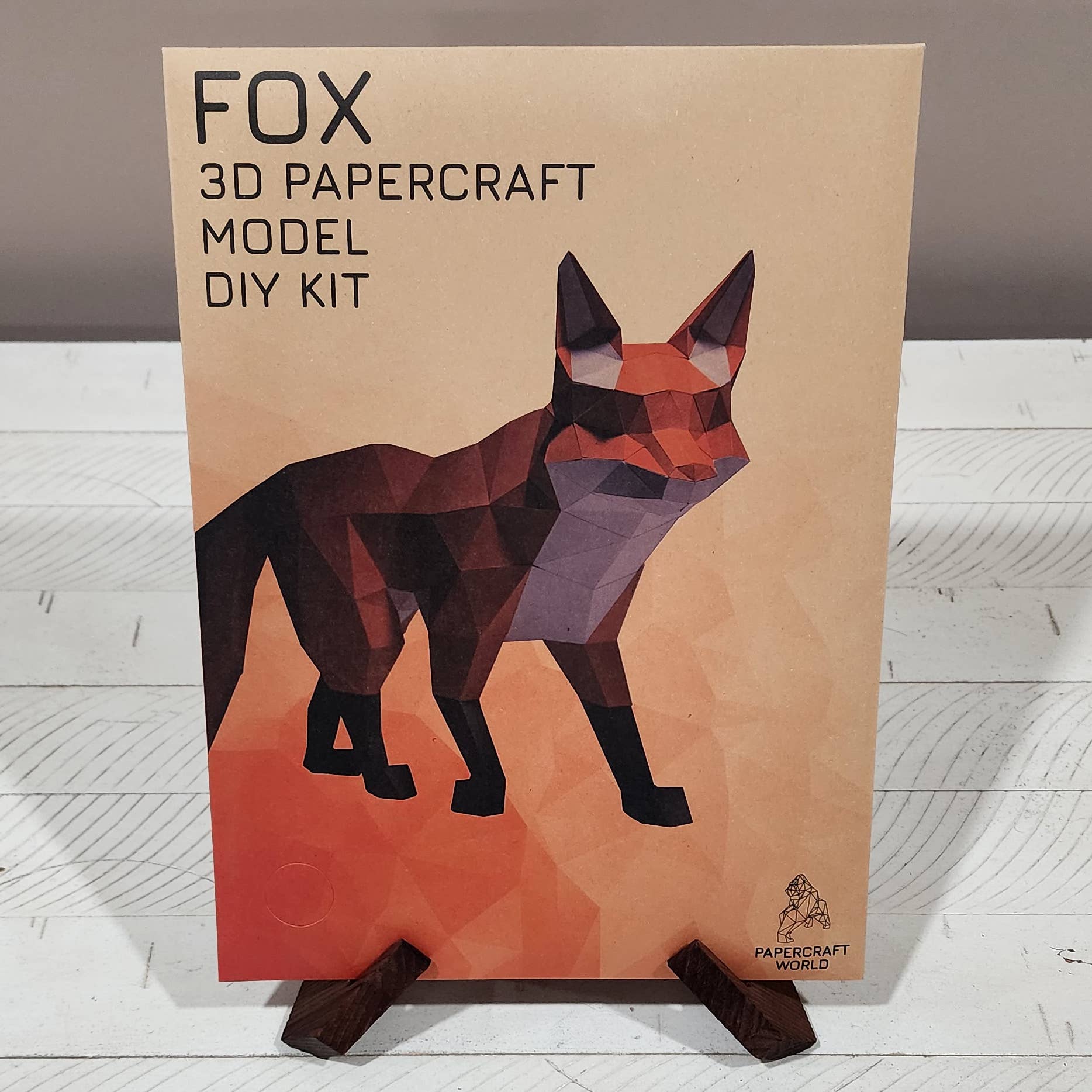 PAPERCRAFT WORLD - Wholesale DIY Craft Kit - Walking Fox PaperCraft Origami Model, Fox 3D Model12