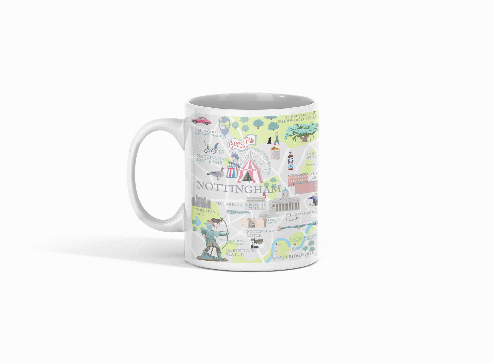 Betty Boyns Designs – wholesale Coffee mug – ILLUSTRATED MAP MUGS41