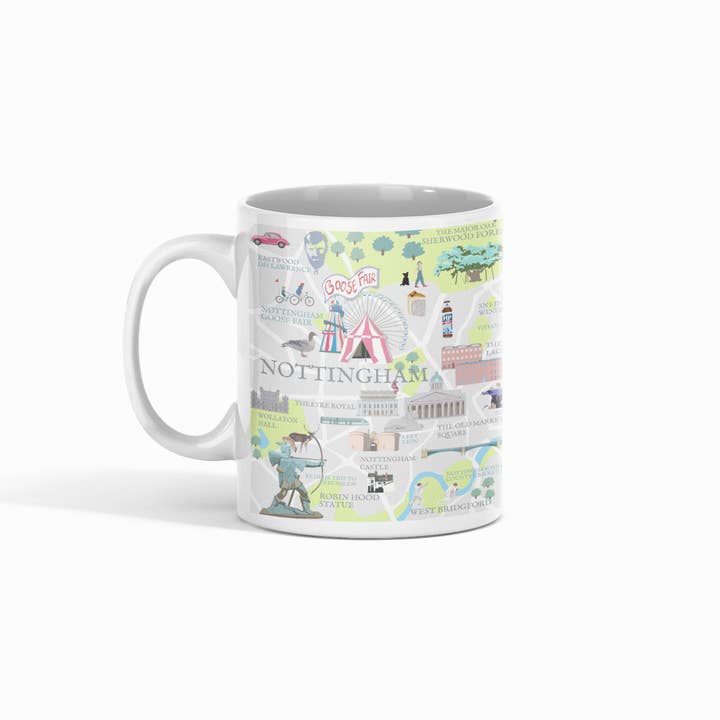 Betty Boyns Designs – wholesale Coffee mug – ILLUSTRATED MAP MUGS41