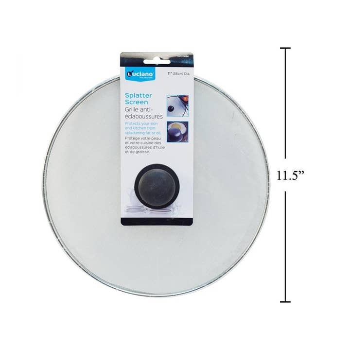 Luciano Gourmet - Wholesale Cookware Lid Set - Luciano 11-Inch Splatter Screen with Colorful Insert