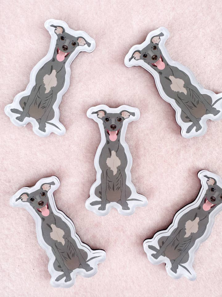 Italian Greyhound Magnet for wholesale by Our Cheery Corner