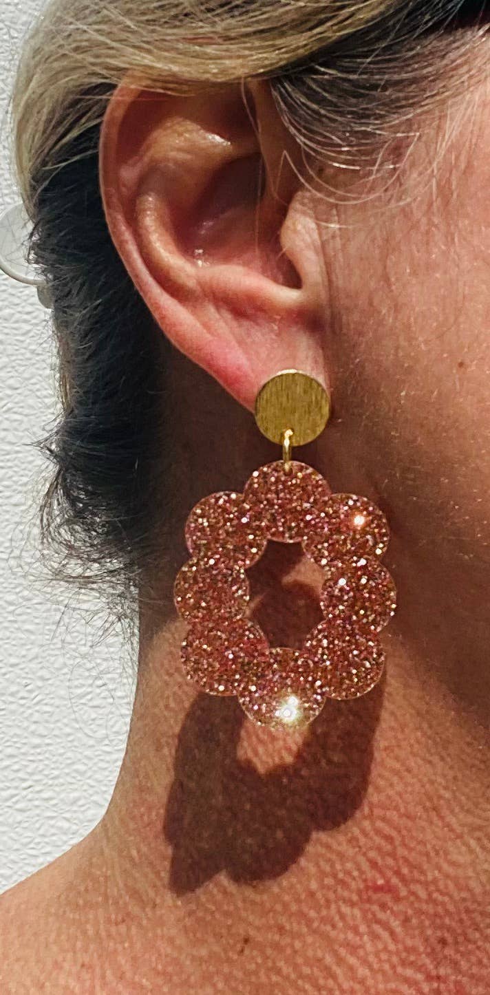 Sandy Lou Designs - Wholesale Dangle Earrings - CHAMPAGNE ICE EARRINGS 1