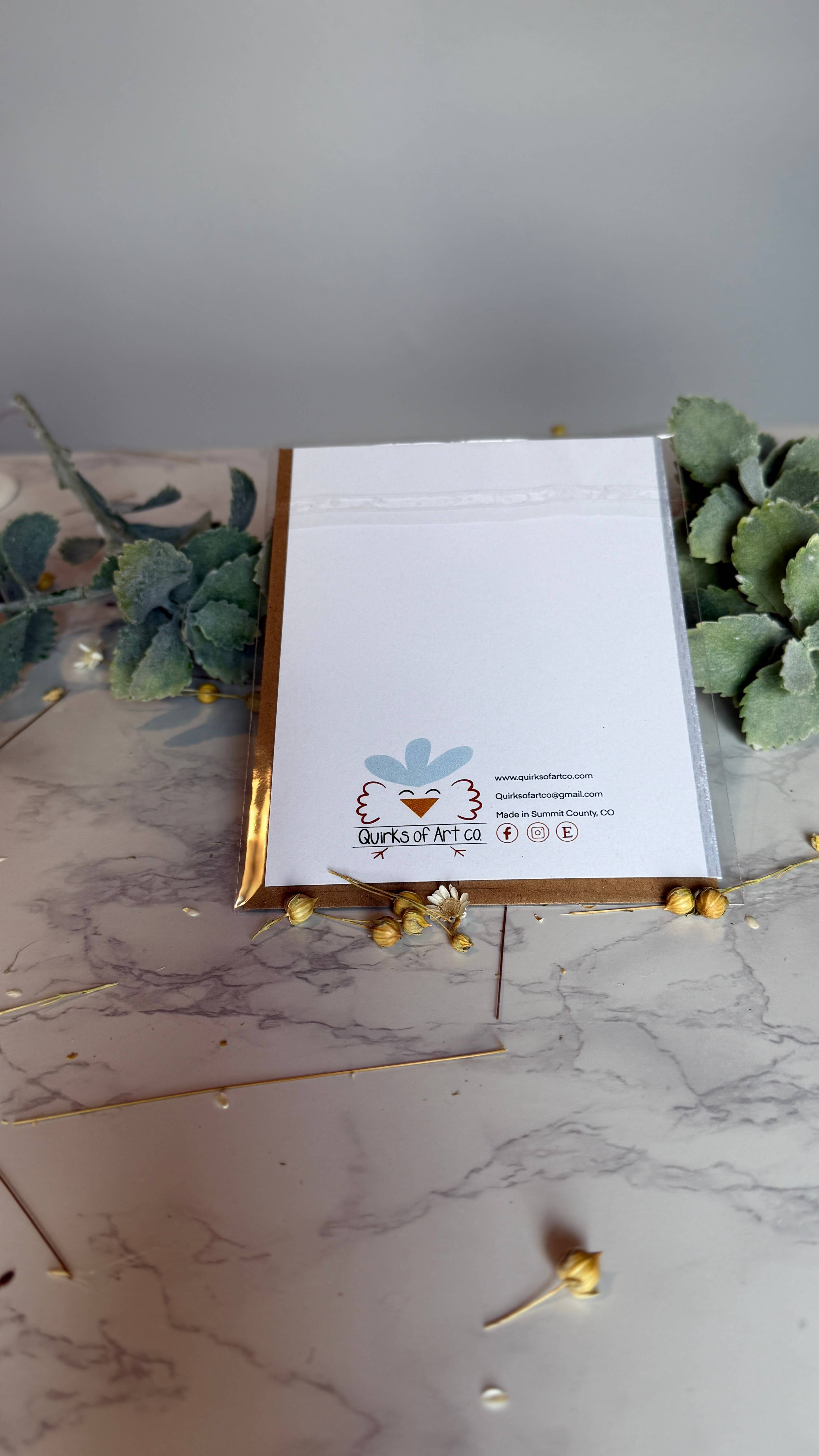 Quirks of Art co. - Wholesale Envelopes - Colorado Map Themed Stationary3