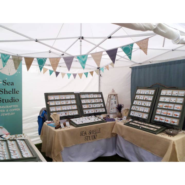 edeenut - Wholesale Bunting/Garland - Bunting. Red and Gray Fabric. Party banner. Holiday decor4