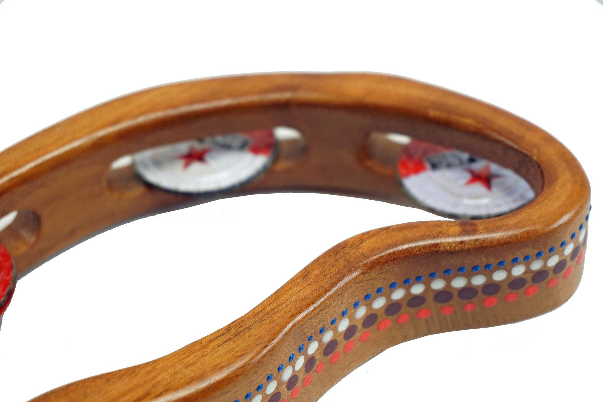 Jamtown - Wholesale Musical Instrument - Half Moon Tambourine Instrument1