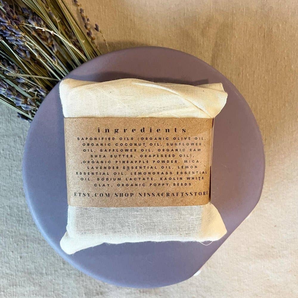 Nissa Crafts – wholesale Bar Soap – Lavender Fields - Lavender & Lemongrass Soap3