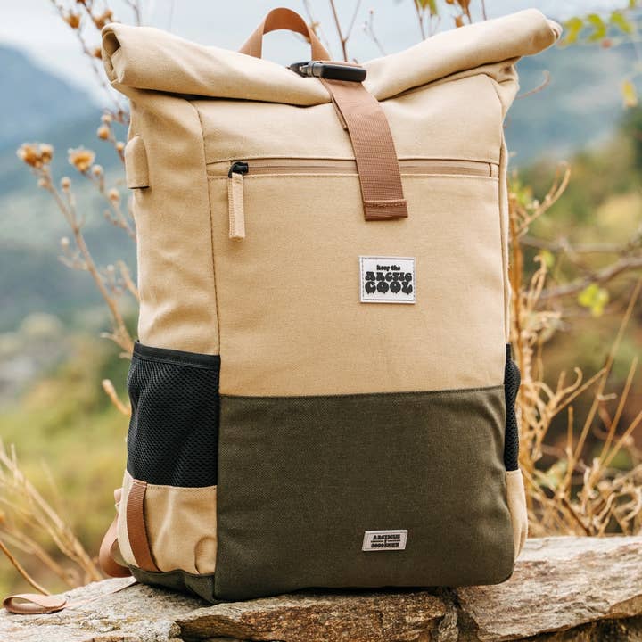 Ginger - Wholesale Backpack – Unisex - Polar Explorer Hemp Backpack - Arcticus9