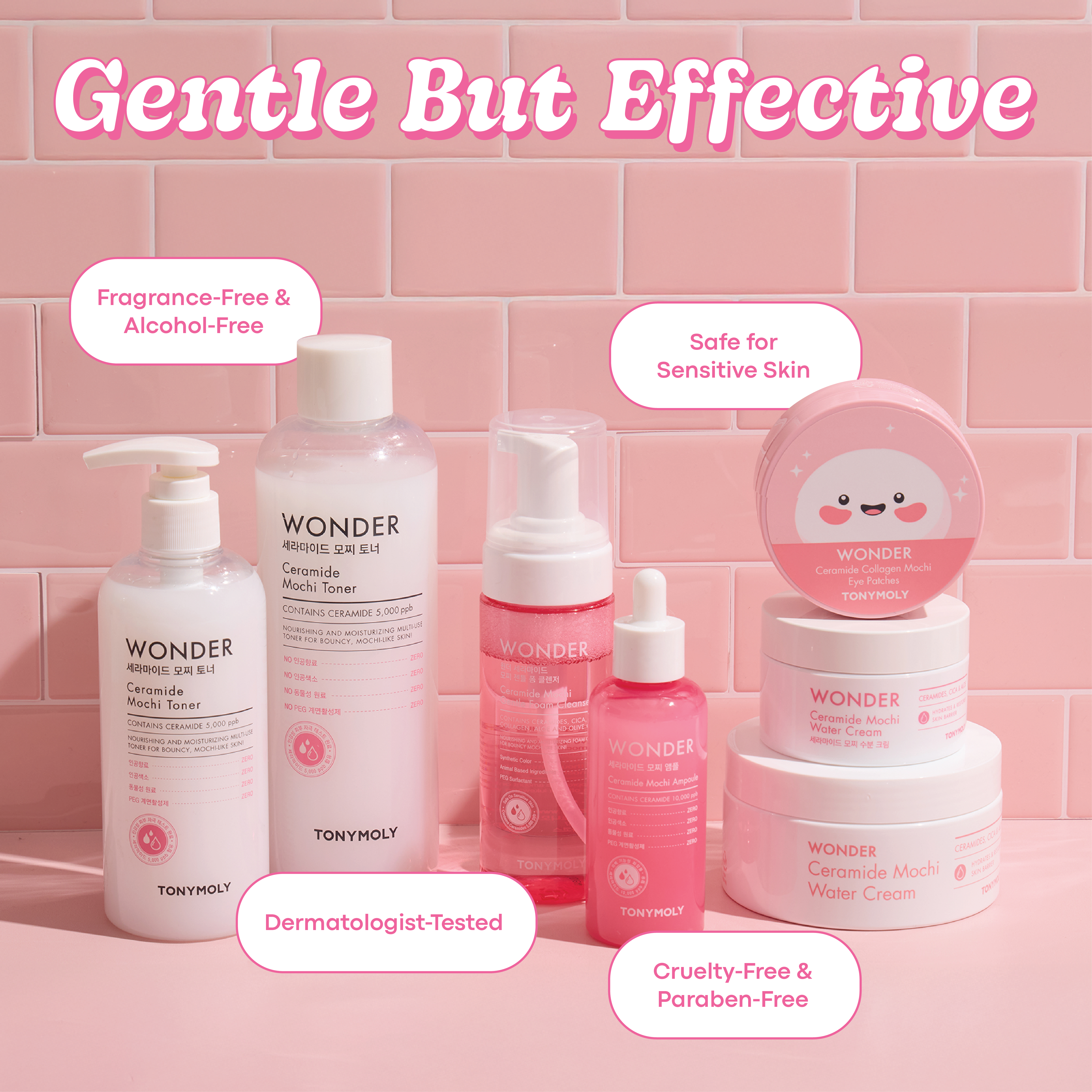 TONYMOLY - Wholesale Facial Care Set/Kit - Mochi Ceramide Essentials Skincare Set11