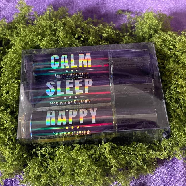 Ensemble de Rituel de Bien-Être | 3 Rouleaux | Calme, Sommeil, Heureux pour la vente par Mystic Showers