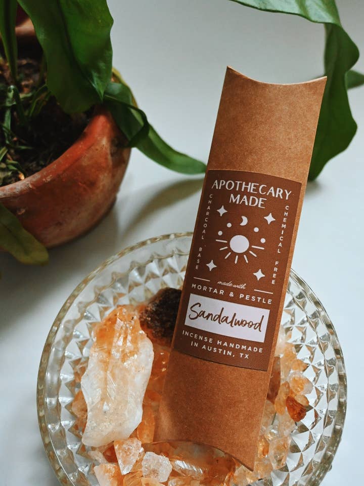 Sandalwood Incense for wholesale by Apothecary Made