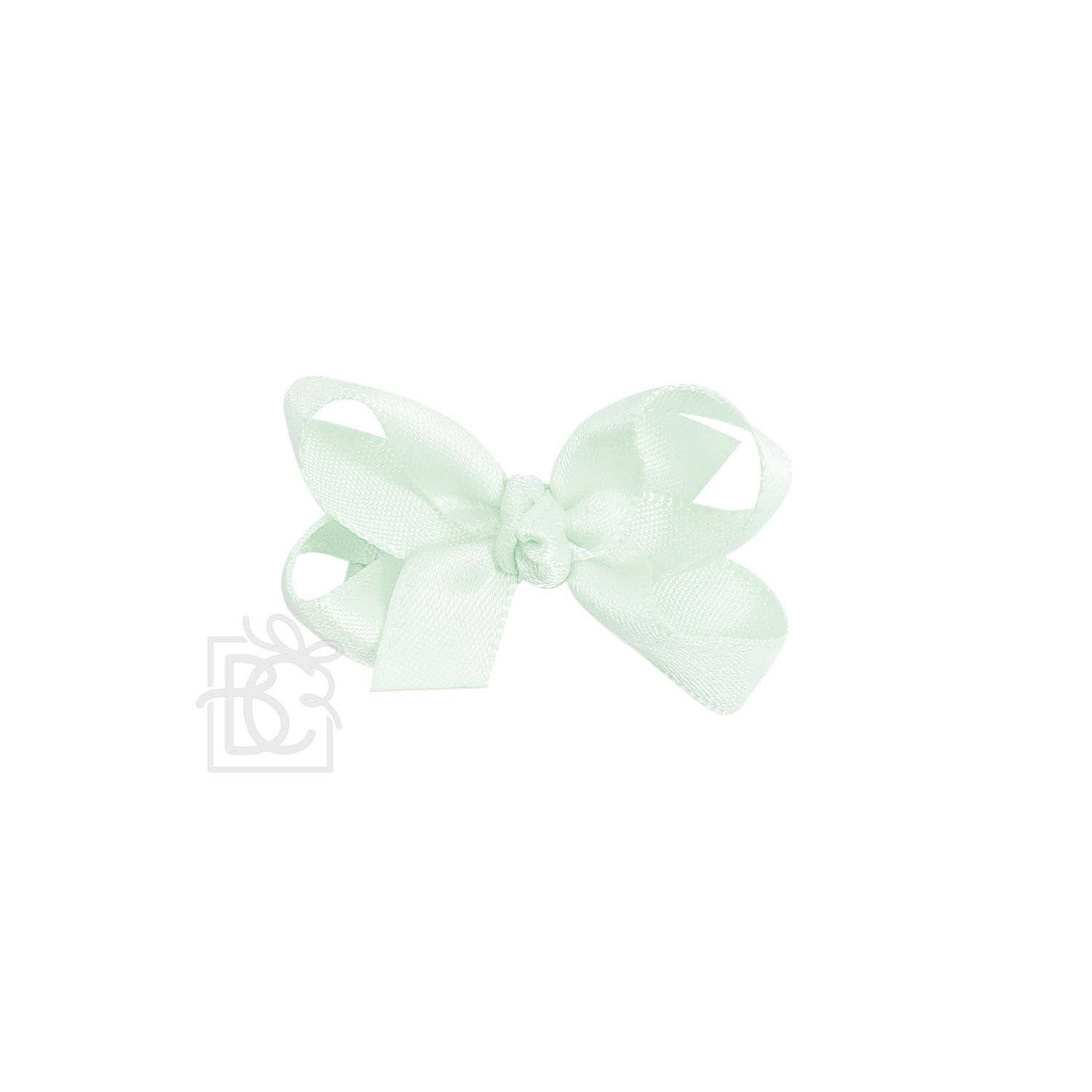 Beyond Creations, LLC - Wholesale Hair Bow - Kids - SATIN BOW ON CLIP44