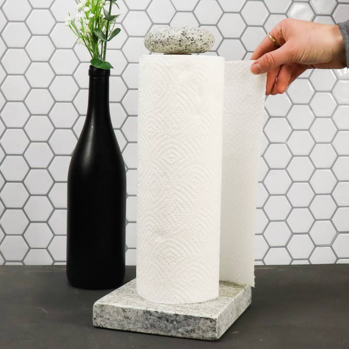 Funky Rock Designs - Wholesale Paper Towel Holder - Granite Paper Towel Holder