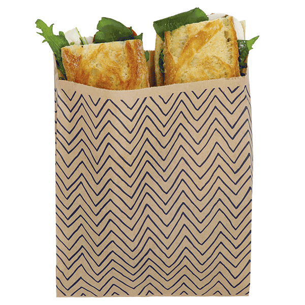 Lunchskins - Wholesale Food Storage Wrap/Bag - Compostable XL Sandwich Bags 50ct – Chevron Print7