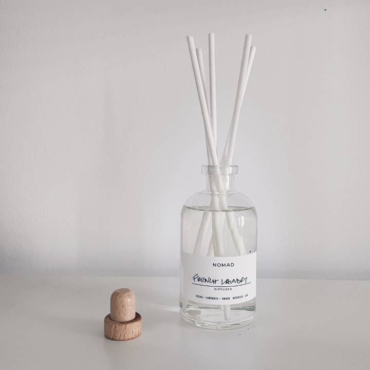 Nomad Wax Co. - Venta al por mayor Difusores de palitos - Difusor de varillas de lujo para lavandería francesa, 80