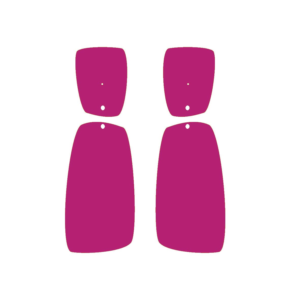 ALEX+SVET - Wholesale Dangle Earrings - BINTOU LG acrylic earrings LUSH GLOW line0