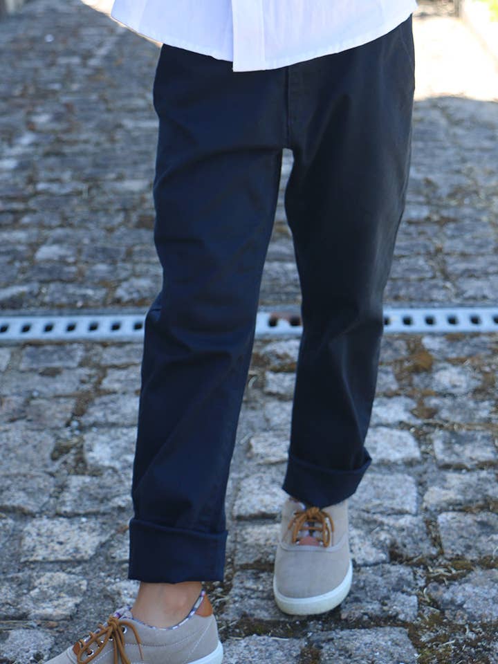 Drengebukser — Marialva - Navy blue for engroshandel hos KIKI & GU