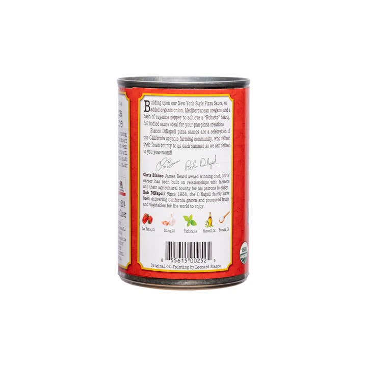 Bianco Dinapoli - Wholesale Sauce - Organic Robusto Pizza Sauce