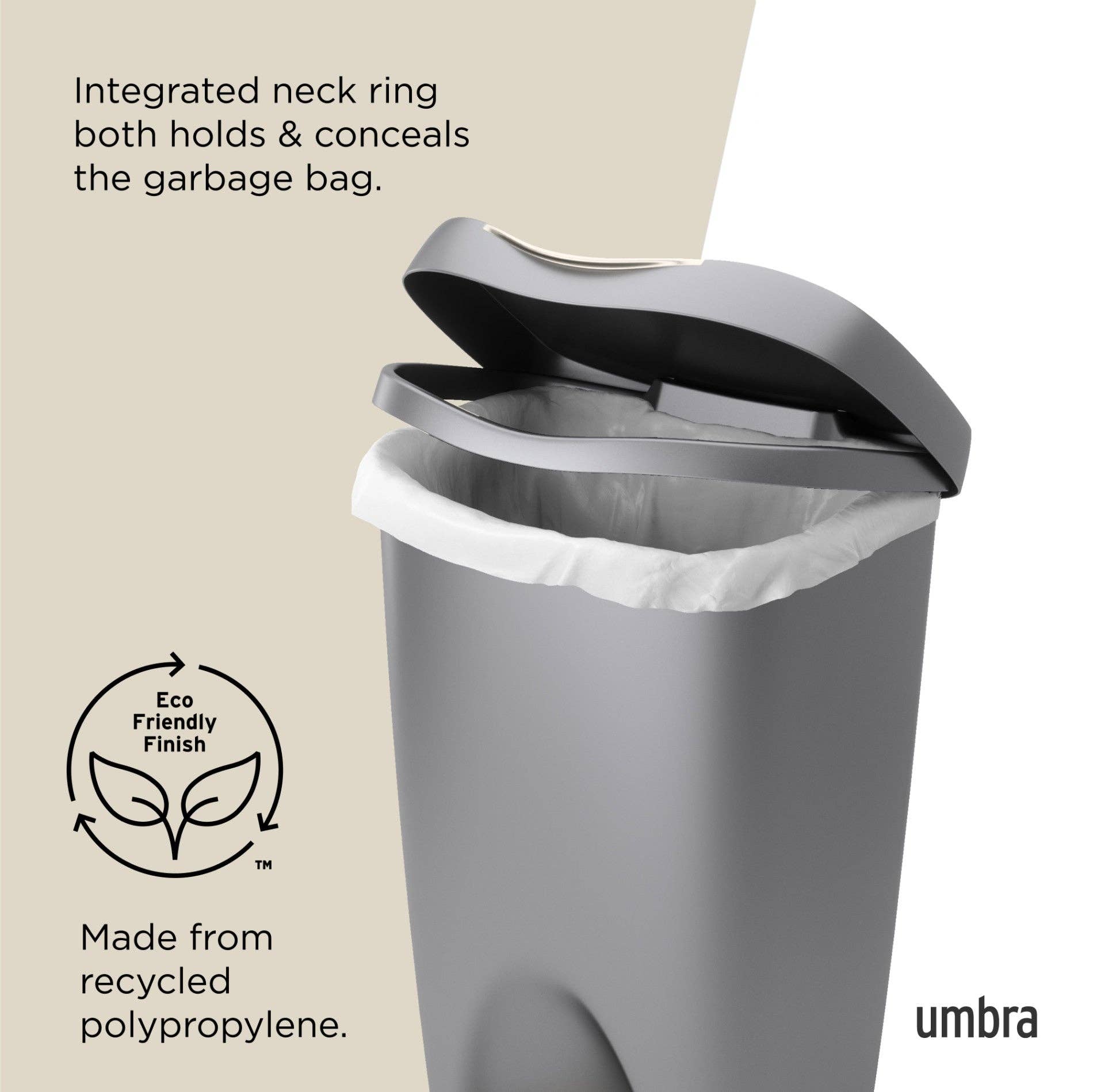 Umbra - Wholesale Trashcan/Trash Bin - Brim Step On Trash Can22